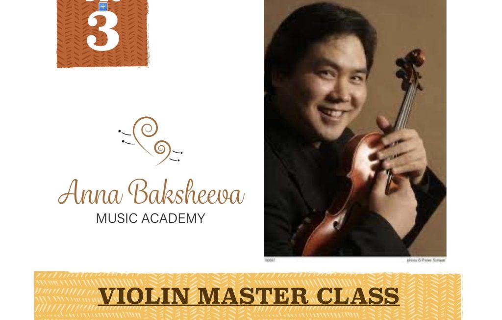 Violin Students Master with NAC Concertmaster Yosuke Kawasaki